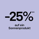 -25% auf ein Sonnenprodukt
